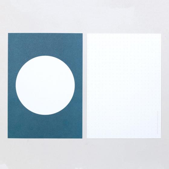 5x 5 Postkarten | Dot Petrol