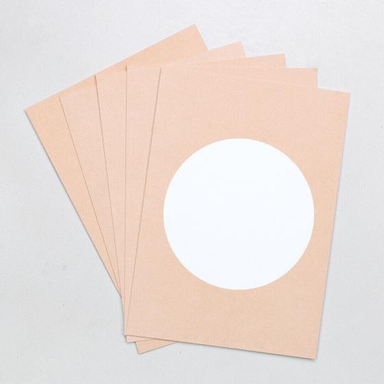 5x 5 Postkarten | Dot Sand