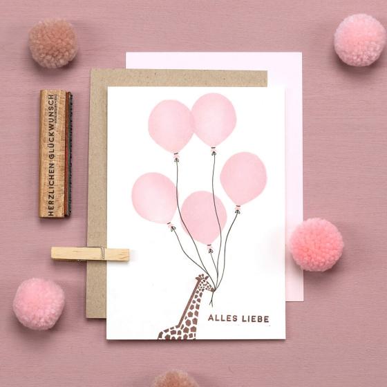 5x Stempel | Alles Liebe