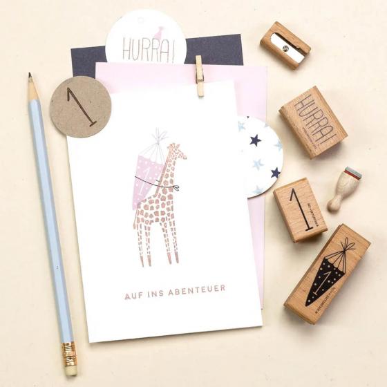 5x Stempel | Auf ins Abenteuer