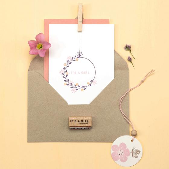 5x Stempel | It's a girl