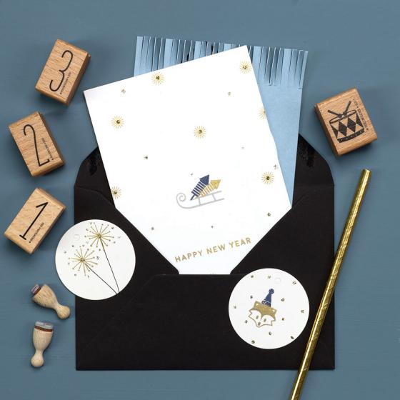5x Stempel | Happy New Year 2