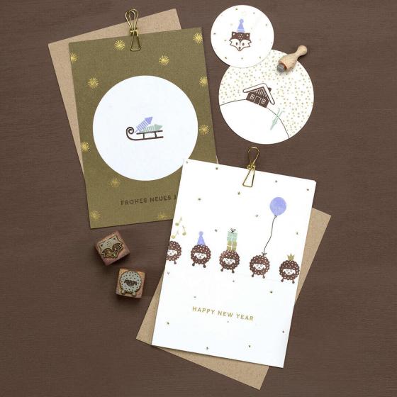 5x Stempel | Happy New Year 2
