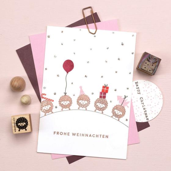 5x Stempel | Frohe Weihnachten