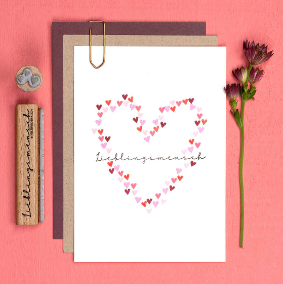 5x Stempel | Lieblingsmensch