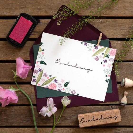 5x Stempel | Einladung 3
