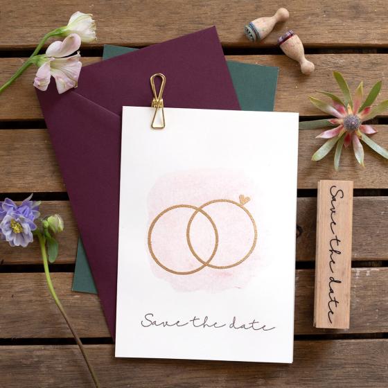 5x Stempel | Save the date 2