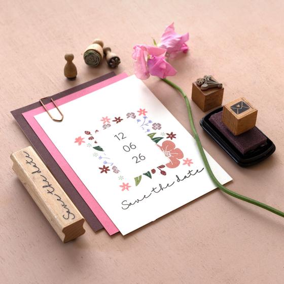 5x Stempel | Save the date 2