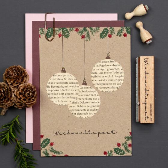 5x Stempel | Weihnachtspost
