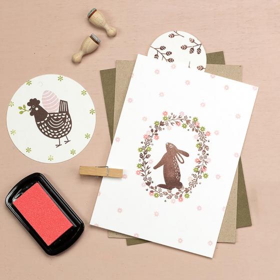 5x Stempel | Knospenkranz